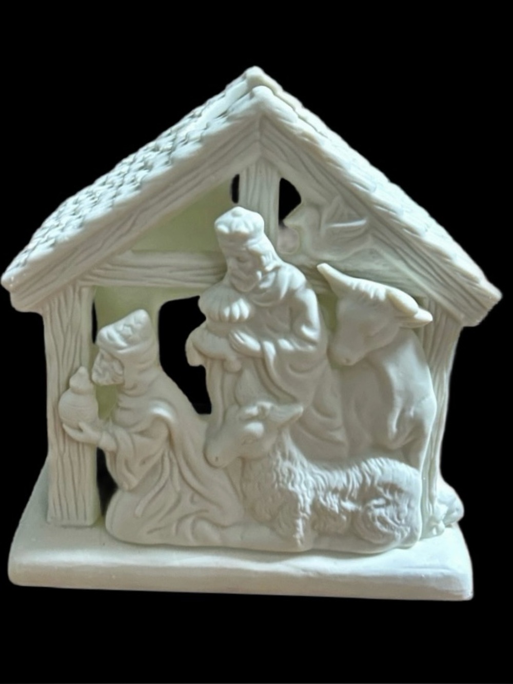 Partylite • O Little Town Shepherds • White • Porcelain • 3 Kings •Candle Holder